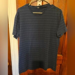 Lululemon Men’s Blue Striped Tee